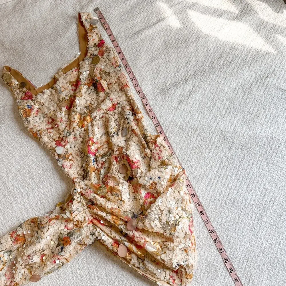 The Dolls House Cindy Dress Embelished Sequin Ocean Seashell Small - Picture 8 of 8